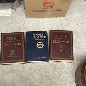 Webster's and New World Dictionaries Set